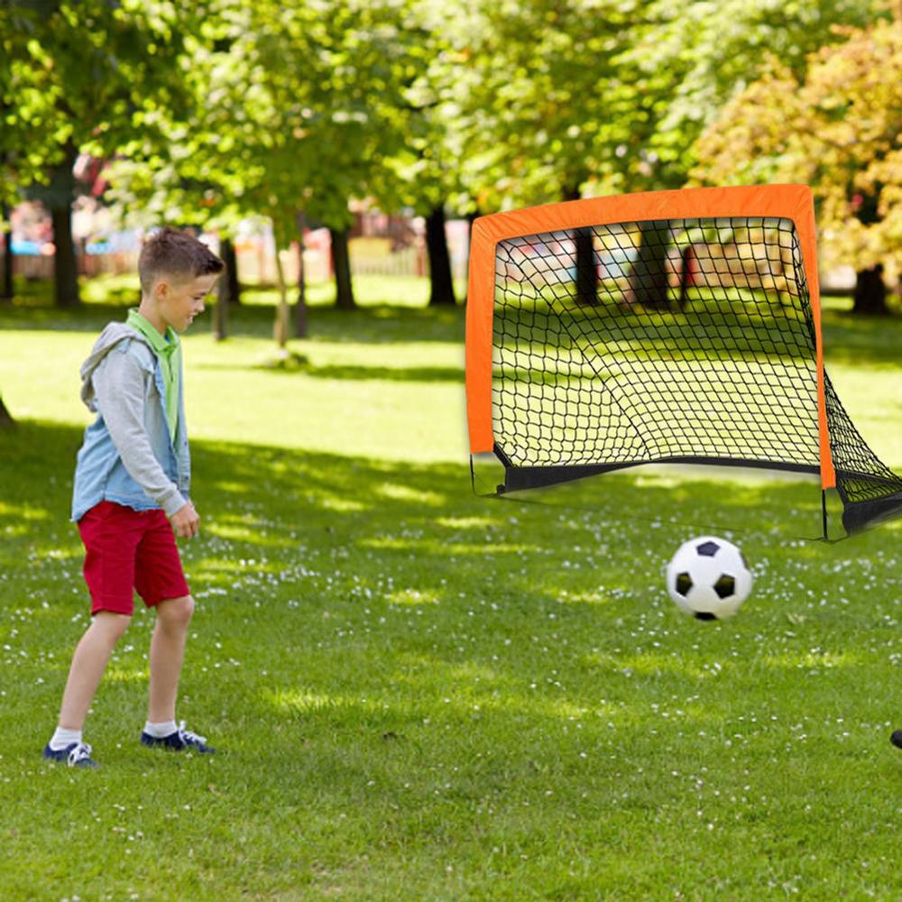 Портативная детская футбольная сетка Складная футбольная сетка для тренировок на открытом воздухе Спортивная футбольная сетка для детей
