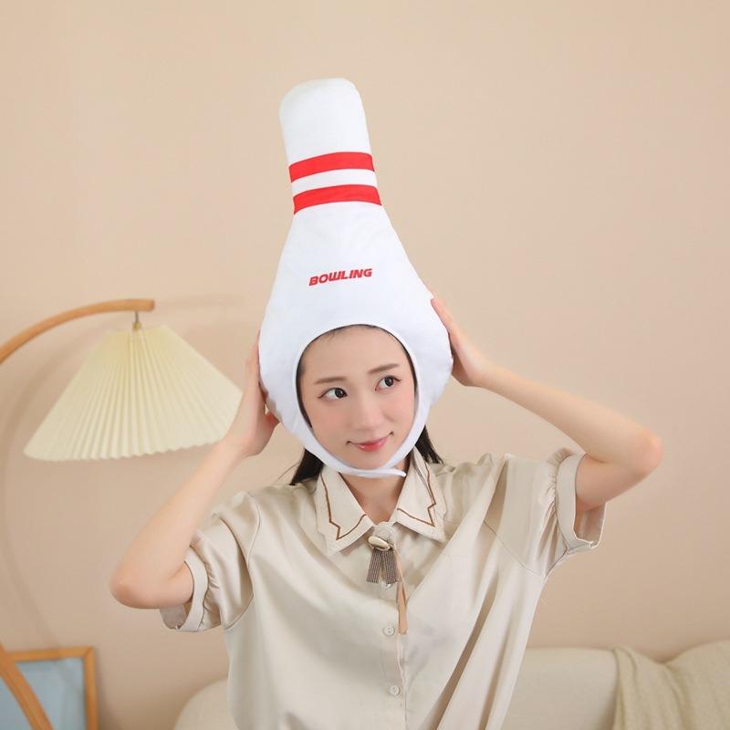 Спортивная встреча, головной убор в виде кегли, шляпа, реквизит для фото, мультяшный головной убор, реквизит для выступления