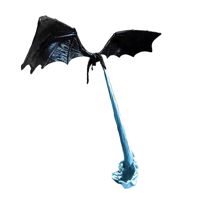 Скульптура «Пламя дракона» для книжного уголка, готический орнамент «Огнедышащий дракон», подарок на Хэллоуин, день рождения, украшение для книжной полки