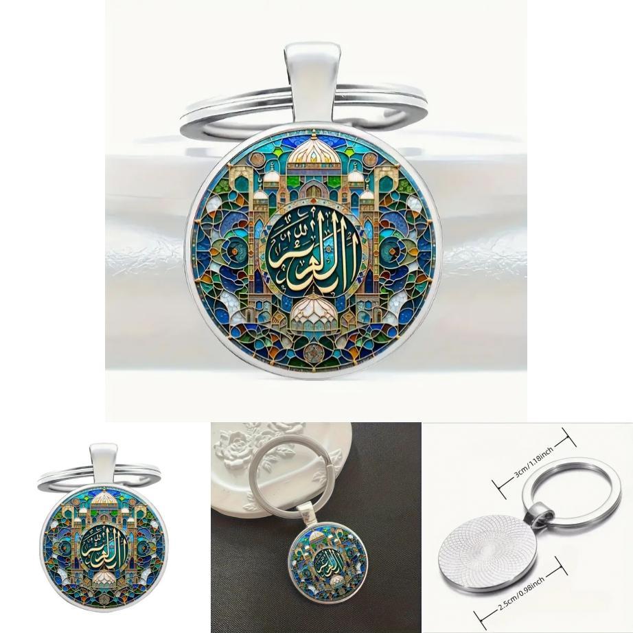 Zinc Alloy Palace Keyring Modern Minimalist Design For Commemorative Gifts