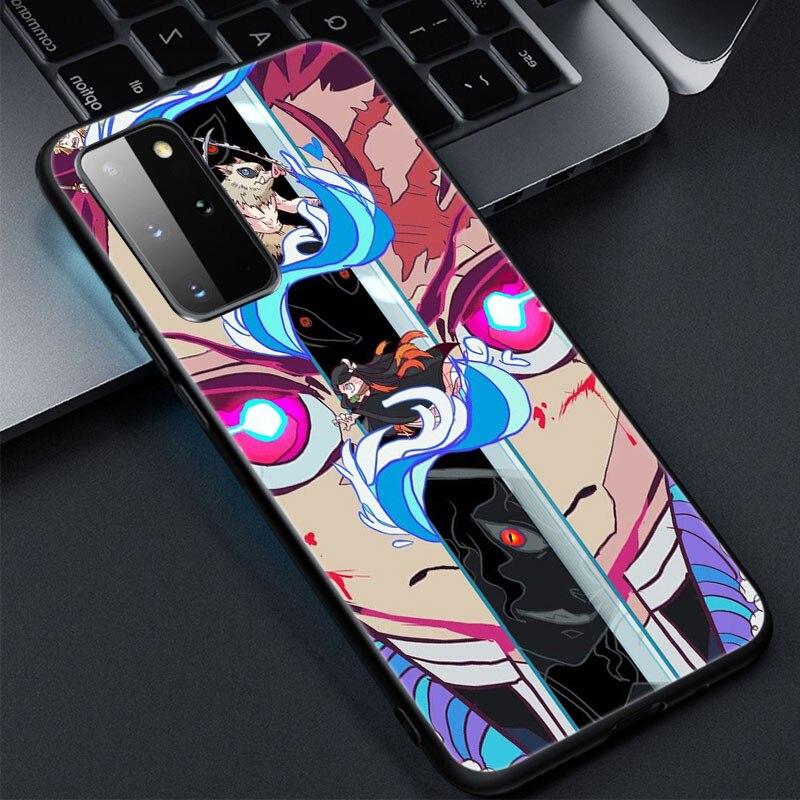 Чехол Kimetsu No Yaiba Demon Slayer в стиле аниме для Samsung Galaxy S20 S21 FE S10 Lite Note 20 10 Lite S8 S9 S10E S10 Plus Ultra Cover
