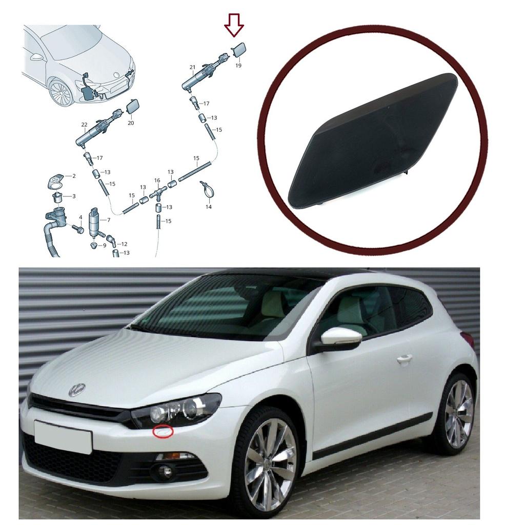 ESP1017-1 Headlight Washer Cover Cap Left Side 1K8807937 for VW Scirocco 2015-2017