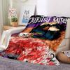 Anime Jujutsu Kaisen Soft Throw Blanket Throw Blanket Soft Cartoon Printed Bedspread Bedspread Sofa Gift Tv Blanket