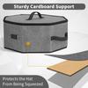Stackable Foldable Hat Case With Carry Handles Portable Hat Bag  For Bucket Hats