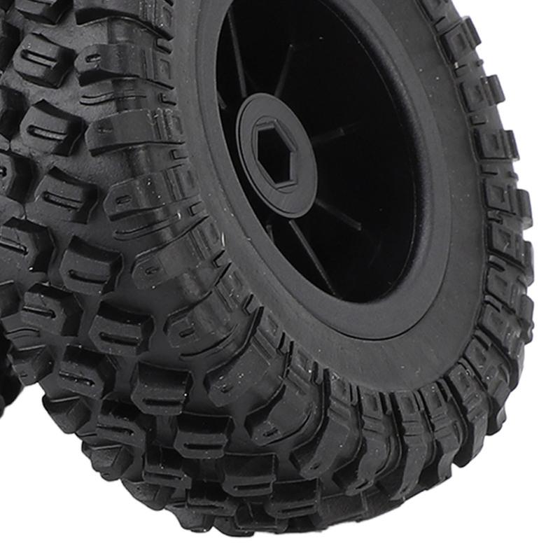 RC Car Tires Rubber Sturdy Remote Control Pickup Truck Wheel Tires Replacement for MN82 RC Wheel Tires RC Truck Wheel Tires