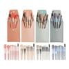 8 Piece Portable Soft Makeup Brush Set Eye Shadow Foundation Powder Eyelash Lips Concealer Blush Makeup Brush Set