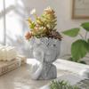 Home Decor Plant Pot Resin Desktop Ornaments Pretty Girl Storage Can  Garden Pots