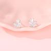Two Butterfly Stud Earrings for Women's New Niche Super Fairy Earrings Temperament Mori Ear Jewelry