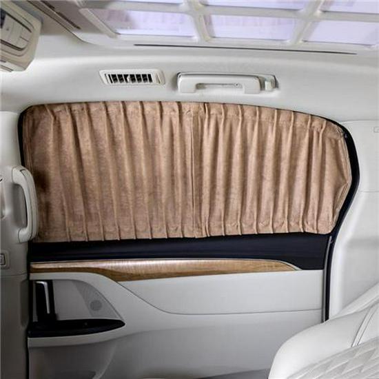BAIC Weiwang 306 Suede Car Curtains with Eco-Friendly Aluminum Alloy Track for Sun Protection