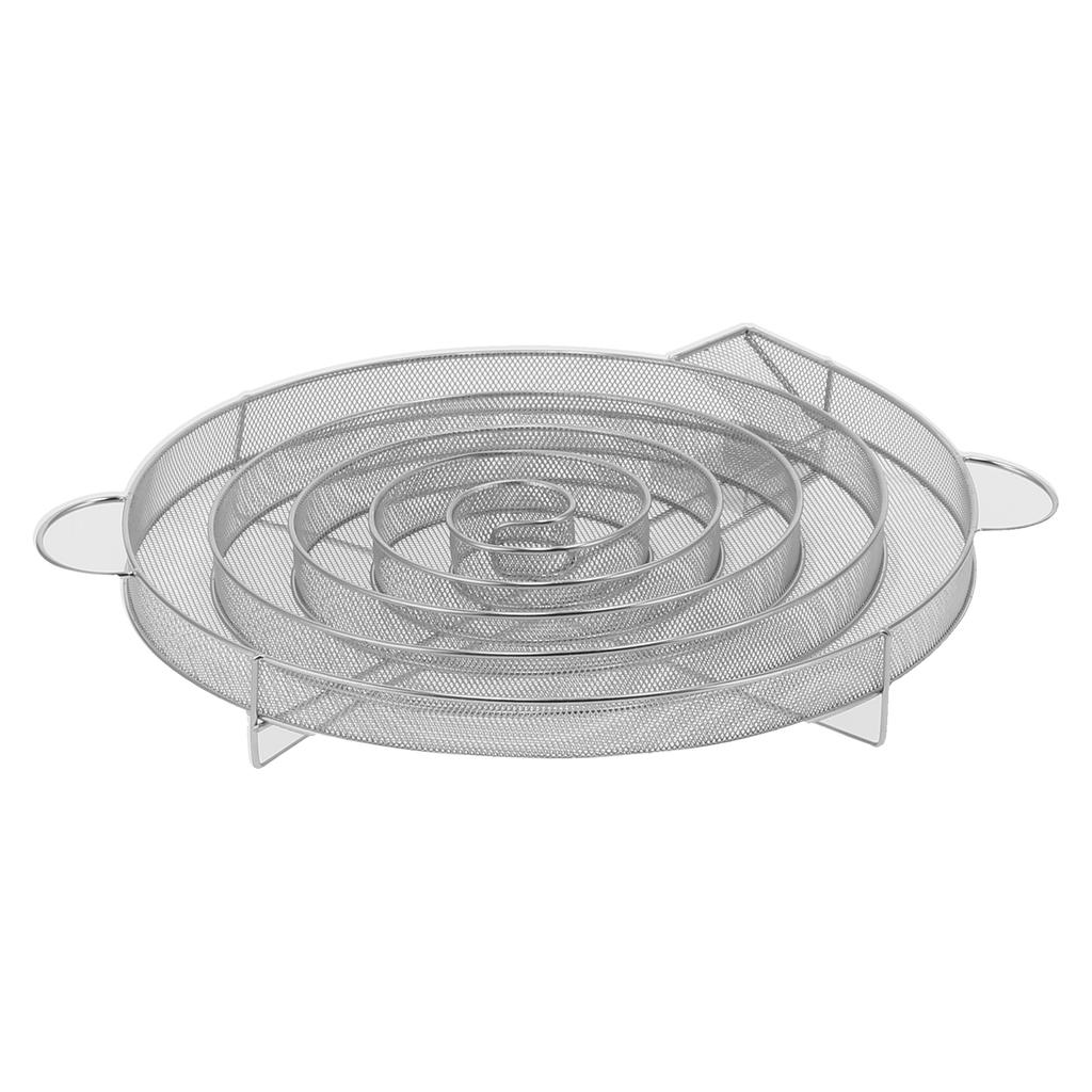 Round Shape Cold Smoke Generator Barbecue Net Stainless Steel Smoker Tray Bacon for Smoked Meat