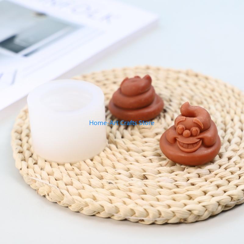 Y3NA Poop Shaped Mould Funny DIY Baking Molds for Party Decoration