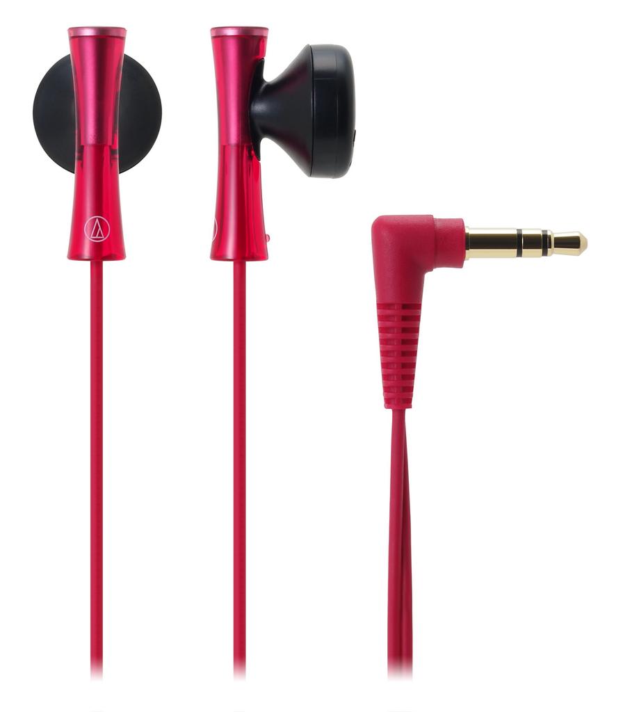 Audio Technica JUICY Earphone Inner Ear Type Red RD ATH-J100