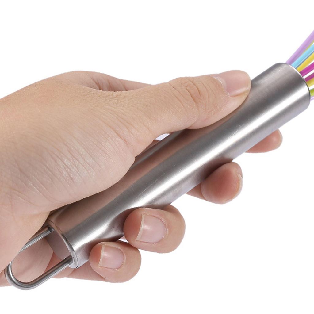 Stainless Steel Handle Beater Reliable Mixing Tool Baking Supplies Food Preparation Tool for Home and Professional Use