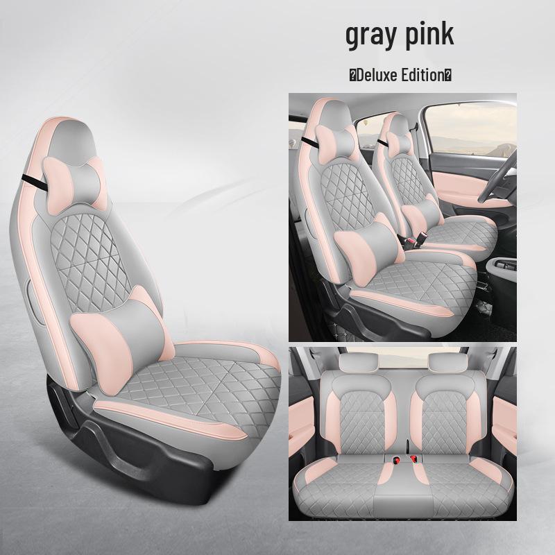 Leapmotor T03 Universal Leather Car Seat Cushion Set - All-Season Fit