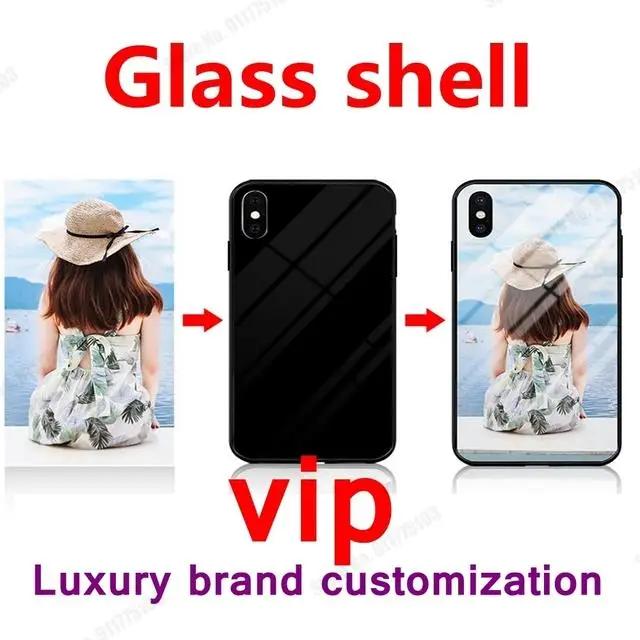 Custom Phone Case For iPhone 16 Pro Max 15 14 Plus 13 12 11 Pro Max Xs Max XR 16e Personalized DIY Picture Glass Protect Cover