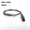 DIY 4Pin 5Pin 6Pin Jack Car DVR Camera Extension Cable HD Monitor Vehicle Rear View/Back Up Camera Wire Male Female Plug Cord