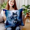 1/4Pcs Wolf Patterned Pillowcases For Cozy Nights Sofa Cushion Cover Home Bedroom Room Decoration