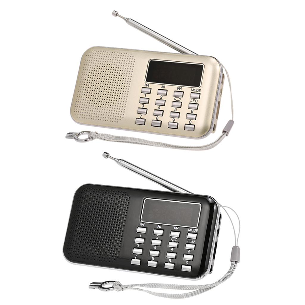 Y-896 Мини FM-радио Цифровой Портативный 3 Вт Стереодинамик MP3 Аудиоплеер Высокое Качество Звука