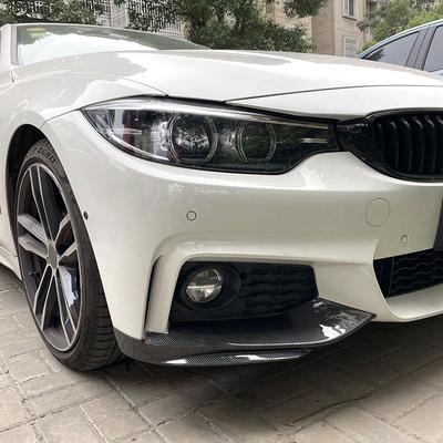 Для BMW 4 серии F32 F33 F36 M-Tech 2014-2020 Материал АБС черный автомобиль M Sport Передний бампер Боковые спойлеры Изготовлены из прочного