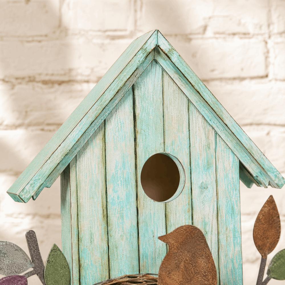 Rustic Design Birds Wall Art Outdoor Art Hanging Metal Tree Hanging Metal Wall Decor Living Room