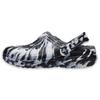 Classic Lined Clog Outdoor Sandals 'Marbled White Black' Unisex