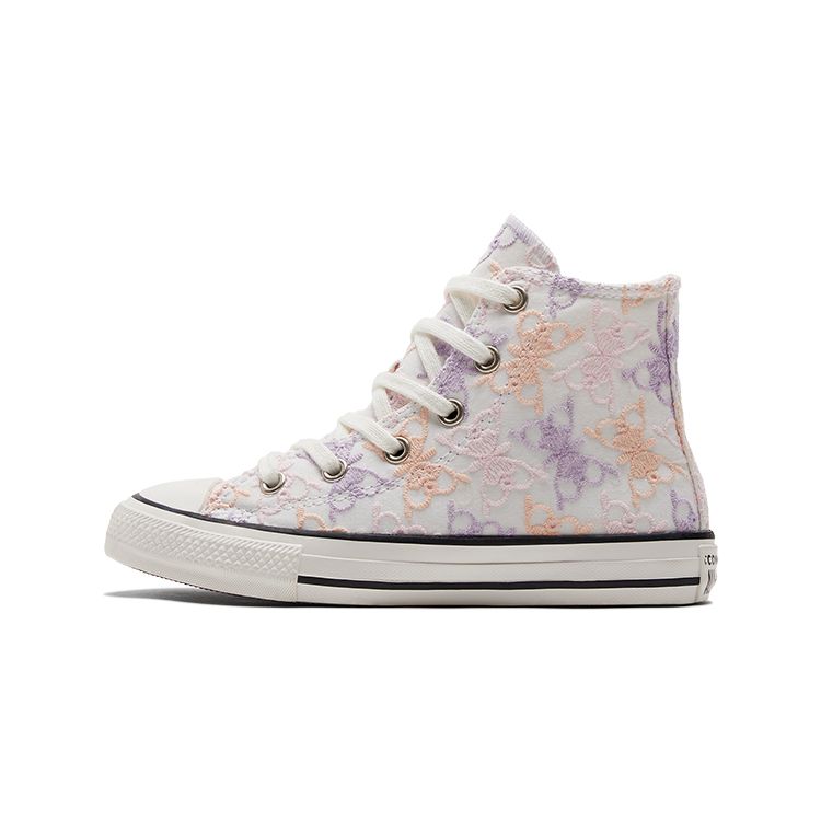 Converse Chuck Taylor All Star High Top Canvas Shoes Kids Sneakers Pink Purple A01616C