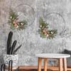 2 Pieces Metal Floral Hoops Hoop Rings Circle Wreath for Crafts Office Plant Hangers