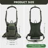 Goture Fly Fishing Chest Pack, Lightweight Chest Pack Tackle Storage Bag, Fly Fishing Bag with Adjustable Padded Waist Strap
