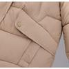 Winter Women Hooded Jackets Thicken Warm Padded Coats Casual Long Parkas Clothes Loose Outerwear