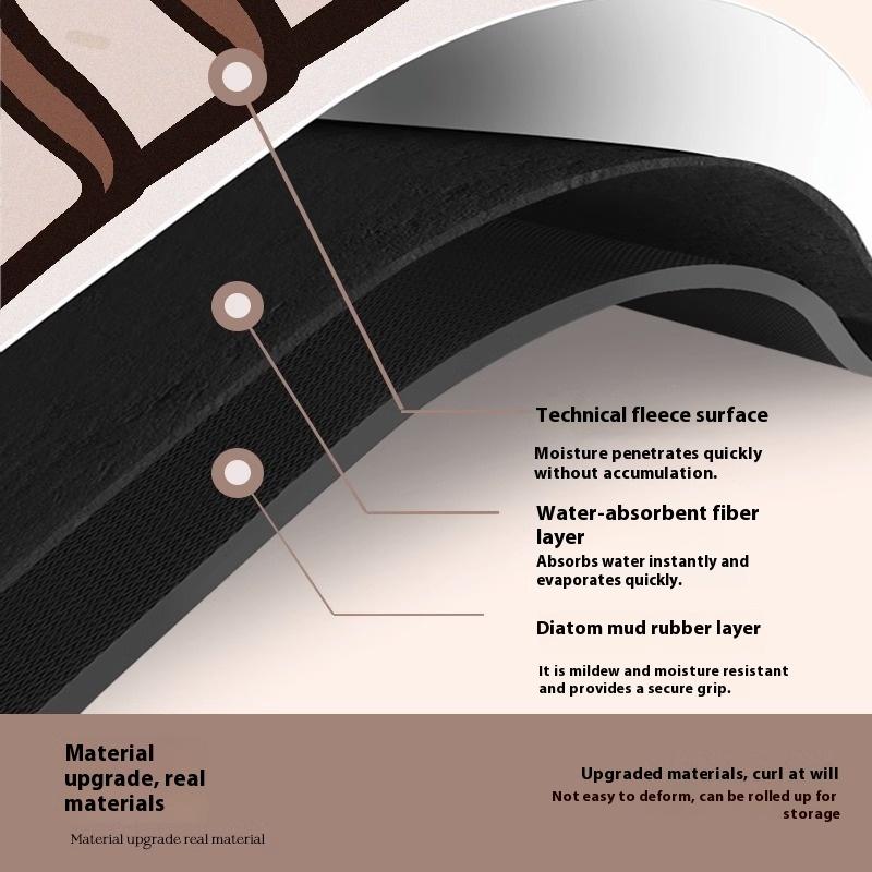 Милый коврик для пола с кошачьей лапкой, серый и белый, в стиле инс, кухонный, быстросохнущий, водопоглощающий коврик для пола, нескользящий, забавный домашний декор