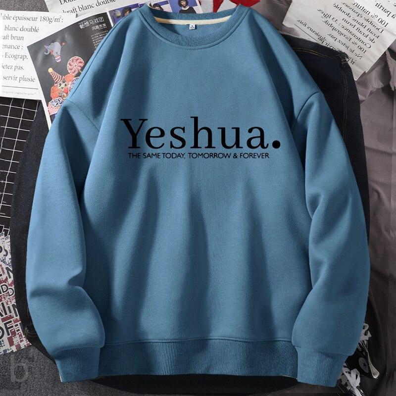 Толстовка Иешуа, христианские религиозные толстовки с круглым вырезом, библейские стихи, вера Бога, Иисуса, толстовка, повседневная осенняя женская одежда, пальто