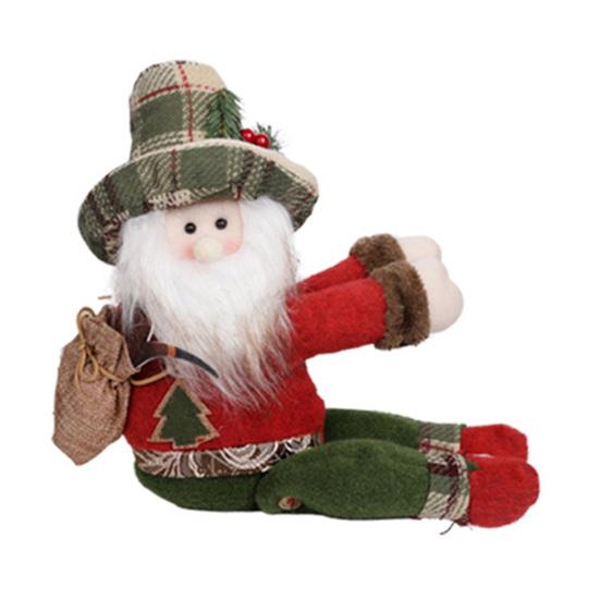 Рождественская пряжка для штор с изображением плюшевого Санта-Клауса, лося, снеговика, подхваты для штор для вечеринок в домашнем офисе, перил для штор, елки