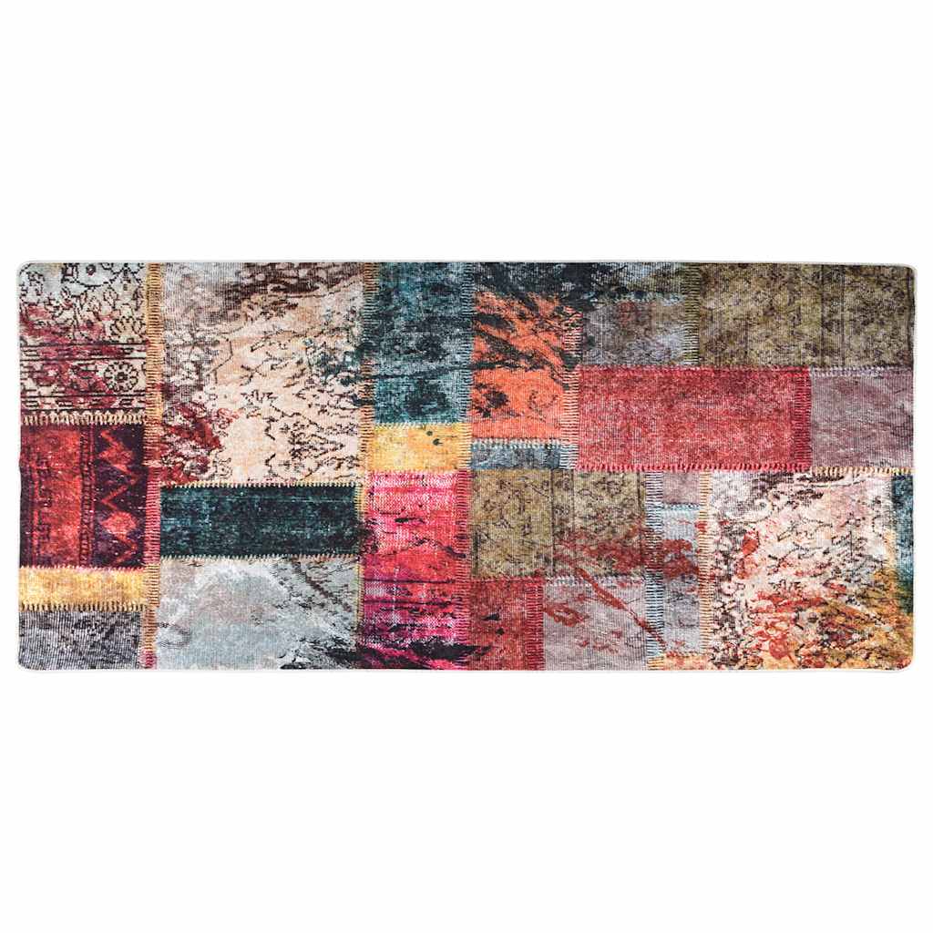 Vidaxl Dywan Z Możliwością Prania, Patchwork, 80X300 Cm, Kolorowy
