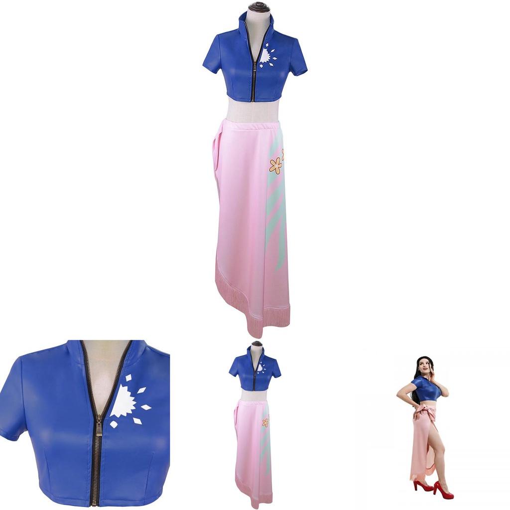 Юбка Нико Робин из One Piece Аниме Косплей Костюм Хэллоуин Топы Декорированные Идеально Для Комик-Выставок И Вечеринок.