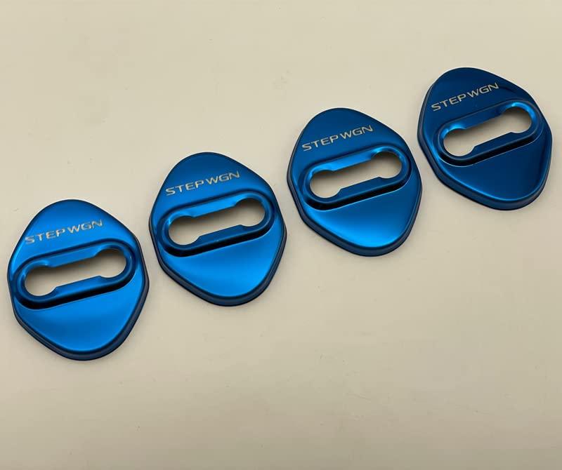 TADOKAPATU Honda New Step Wagon RP Series Striker Cover Door Lock Cover Plated Accessories Interior Parts Stainless Steel 4PCS Easy Installation Ho