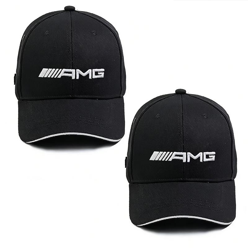 TWEK4 Car Fashion Embroidered Baseball Hat Outdoor Leisure Breathable Sunscreen Hat Accessories Car Hub Cap For Mercedes Benz AMG W214