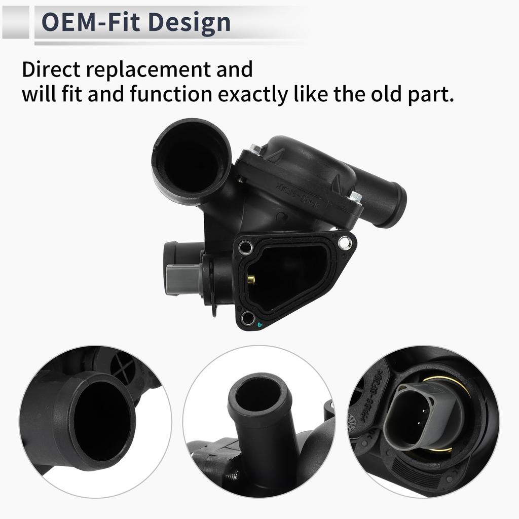 RATCHROLL Контроль температуры в салоне автомобиля для Volkswagen Touareg Прочный корпус контроля температуры охлаждающей жидкости двигателя Номер детали 1 штука 3.2L 2004-2007,