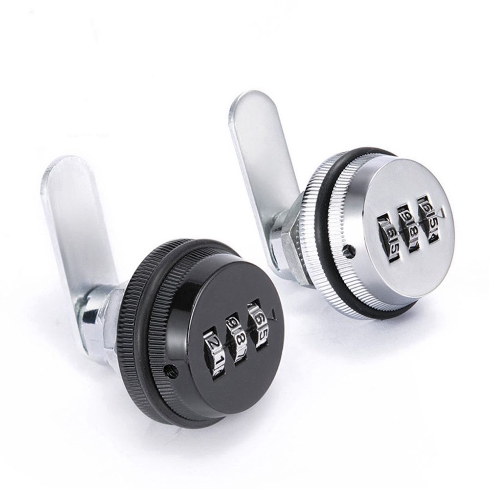 Door 3 Digit Combination for Cabinet Mail Box Safe Hardware Password Lock Cabinet Locks Cam Lock