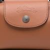 Longchamp Le Pliage Xtra Logo Zipper Closure Crossbody Shoulder Bag Leather Mini Women bags Brandy 34205987504