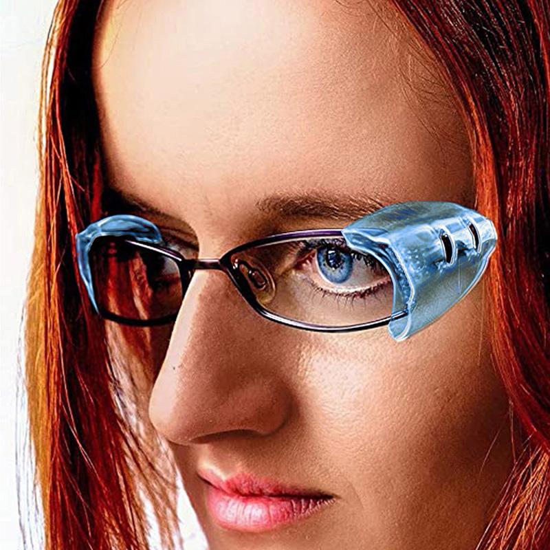 Side Shields For Eye Glasses Slip-On Safety Glasses Flexible Shield Universal