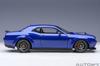 AUTOart 1/18 Scale Dodge Challenger R/T Scat Pack Widebody 2022 Indigo Blue/Metallic Blue Finished Model