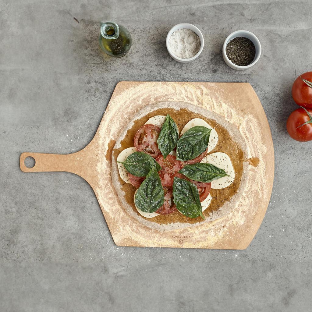 Victorinox Epicurean Cutting Board Durable Cutting Board S Pizza Peel Light Brown Stylish and Sustainable Wood Fiber Material Dishwasher Safe 7.4133