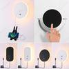 Simple LED Touch Dimming US Plug Wall Light USB Charging Port Bedroom Bedside Lamp Living Room Corridor Decorative Wall Light