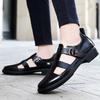 Модные нескользящие спортивные туфли Легкие деловые сандалии Мужские уличные повседневные балетки Летние модные сандалии Натуральная кожа Пляжная обувь