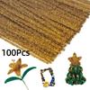100Pcs Multicolored Craft Pipe Cleaners Fuzzy Sticks Pipe Cleaners Bulk  Home Decorations