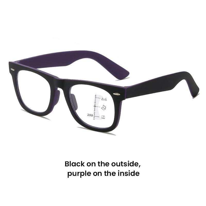 New Progressive Multifocal Reading Glasses Far and Near Dual-purpose Presbyopia Glasses High-definition Anti Blue Light Glasses
