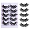 5 Pairs Of Colorful Dense Multi-Layer Soft Simulated Eyelashes, Natural Dense Curled Masquerade Eyelashes
