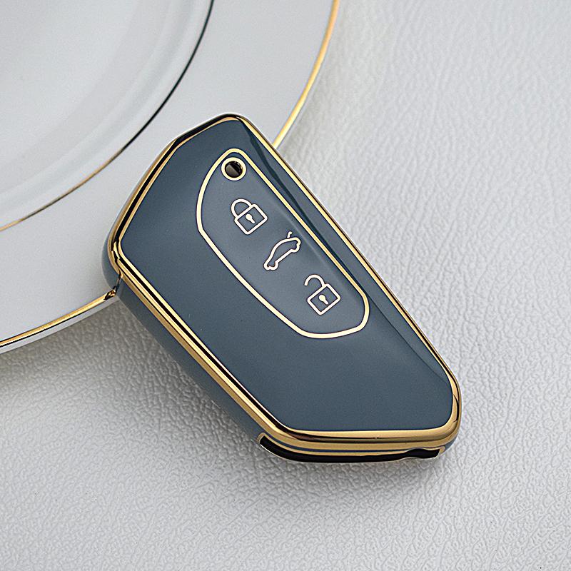 Чехол для дистанционного ключа из ТПУ для автомобиля, брелок для VW Volkswagen Golf 8 2020, Skoda Octavia A8 2021, защитные аксессуары для SEAT Leon MK4