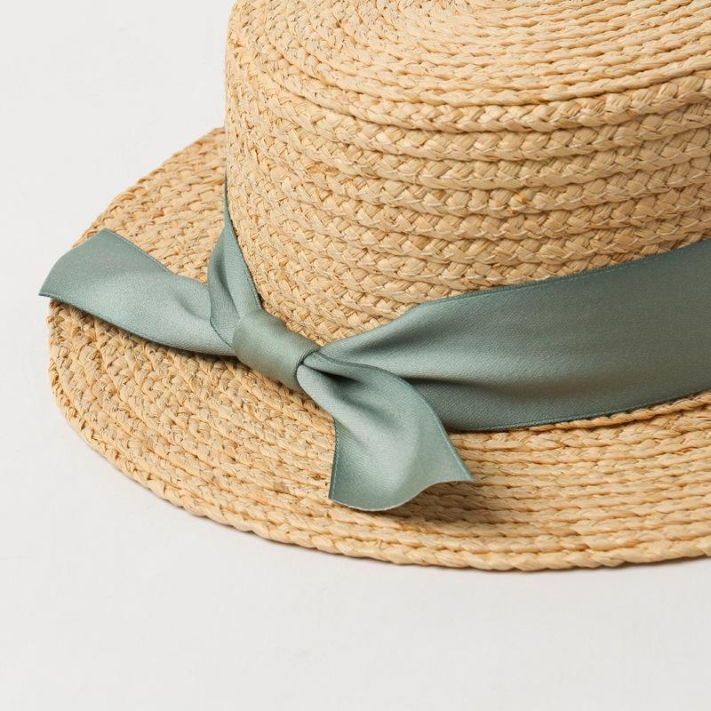 Summer Handmade Raffia Grass Holiday Kids Fedoras Cap Children Leisure Panama Jazz Hat