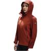 Anta City Outdoor Series Color Block Zipper Hooded Comfortable Versatile Water-Resistant Jacket Women Jacket Maple-Orange Rust-Red 162447607-4